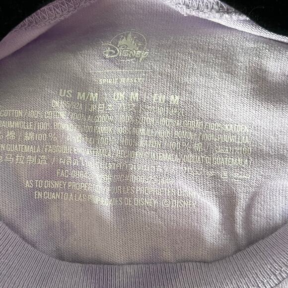 NWT Disney The Little Mermaid Ariel Spirit Jersey Purple Long Sleeve Top Med - Picture 7 of 7